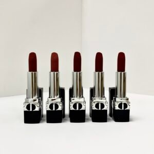 MT.Lipstick Dior Rouge Blue & Gold Mini Set (5 Pieces) / 2025 New Year Edition #ALM-73a